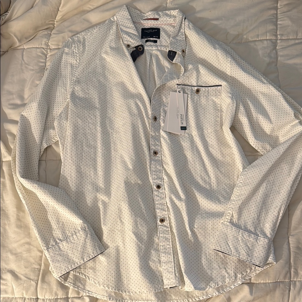 White Button-Up Shirt